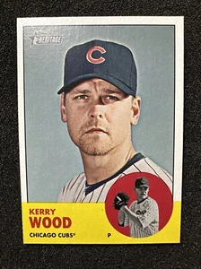 Béisbol Kerry Wood #113 2012 Topps Heritage QTY Chicago Cubs - Imagen 1 de 2
