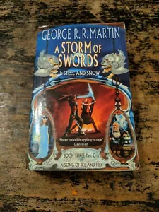 A Storm of Swords by (George R. R. Martin, 2000) Voyager, HaperCollins UK RARE - Picture 1 of 4