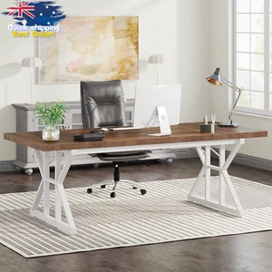 180cm Executive Computer Desk Large Workstation Modern Office Table Home Study - Picture 1 of 12