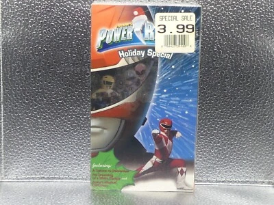 Power Rangers Holiday Special VHS New Factory Sealed  Fox Kids Video  Christmas - Image 1 of 4