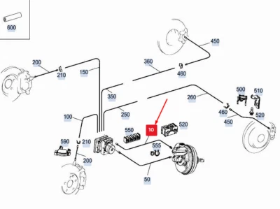 NEW MERCEDES-BENZ GLE W167 BRAKE LINE A1674206900 NO IMPORT DUTIES TO 🇺🇸 - Image 1 of 4