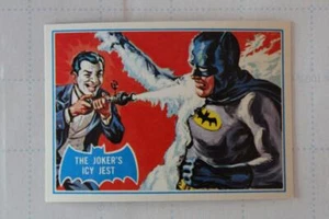 1966 TOPPS BATMAN BLUE BAT REISSUE SET (IN 1989) COMPLETE COLLECTION OF 44 CARDS - Picture 1 of 2