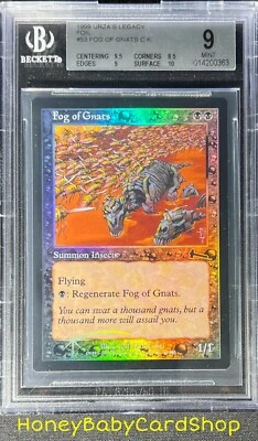 MTG Urza's Legacy Foil 1999 Fog of Gnats BGS 9.0 MINT Silver Age Staple - Image 1 of 4