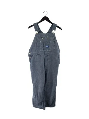 Mono babero conductor a rayas Big Smith Railroad para hombre talla 38x30 GUC 2010s Foto 1 de 4