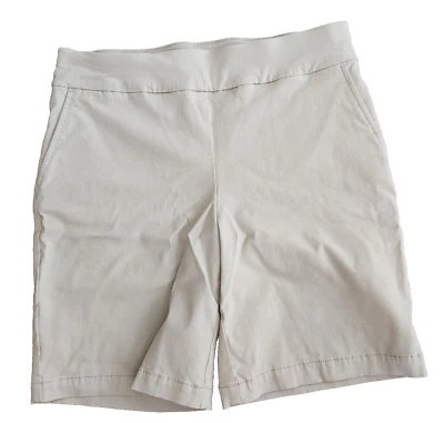 Bermudas de compresión Talbots para mujer 8 bolsillos beige elásticos 30 x 8 Foto 1 de 4