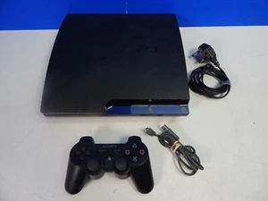 CONSOLE SONY PLAYSTATION 3 PS3 SLIM 320GB VIDEOGIOCO configurazione CONTROLLER - Foto 1 di 10