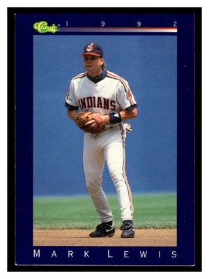Mark Lewis #48 1992 clásico Cleveland Indians Foto 1 de 2