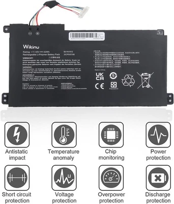 B31N1912 Battery for Asus VivoBook 14 E410M E410MA L410M L410MA E510MA C31N1912 DE - Image 1 of 4