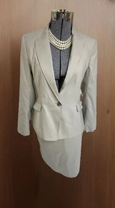 NEW Ann Taylor Skirt Suit Size 6 Two Piece Set 30” Waist 23” Length Pockets NEW - Picture 1 of 24