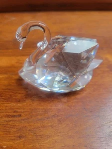 Swarovski Vintage Crystal Swan Figure - Picture 1 of 2