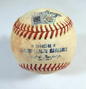 2019 Reds Pittsburgh Pirates Game Used Baseball Erik Gonzalez Jake Elmore Single - Picture 1 of 4