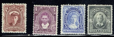 Newfoundland #106-109 mint hinged stamps - Image 1 of 2