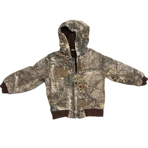 CARHARTT Realtree Camo Jacket Youth Small 7/8 Multi Color ✅ - Picture 1 of 11