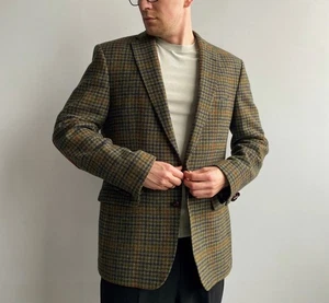 Paul Costelloe Shetland Wool Woven in England Men’s Blazer L (EU 52 / UK/US 42R) - Picture 1 of 16