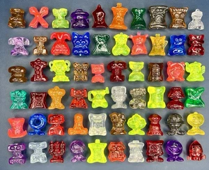 Clásico GoGos Crazy Bones Things Juego Completo JALEA de 60 Figuras Raro De Colección - Imagen 1 de 5