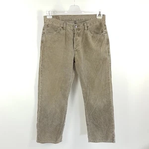 Pantalones de mezclilla vintage Levi's Cordhose 508 para hombre W33 L32 marrón relajado con cordón recto - Imagen 1 de 9