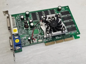 GeForce FX 5500 256MB DDR, 128 BIT, AGP 8x, VGA, DVI, Sparkle SP8855DT, WORKING - Picture 1 of 4