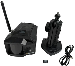 Vosker V300 4G-LTE Celular Exterior Cámara de Seguridad Montaje y Tarjeta SD SOLAMENTE - Imagen 1 de 7