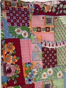 Body Pillowcase Cover Handmade Colorful Pink Purple Open End 21x52” Vintage - Picture 1 of 9