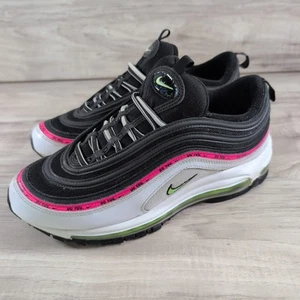 Nike Max 97 'Do You' White/Black/Neon Lime Glow Shoes DM8126-001 - Men's 9.5 US - Picture 1 of 16
