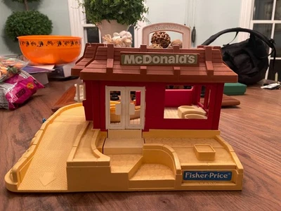 Vintage 1989 Fisher Price Little People McDonald’s #2552 - Incomplete, Damaged - Image 1 of 4