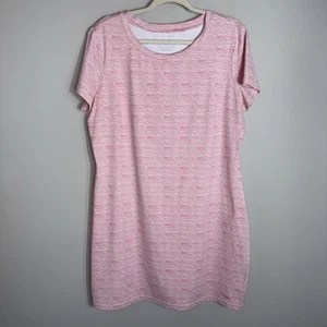 Southern Tide Short Sleeve Sheath Dress-Pink White Print-Size XL - Picture 1 of 9