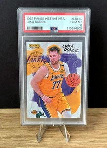 2024 Panini Instant 1st Lakers Debut Luka Doncic PSA 10 - Picture 1 of 4