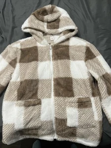 Girls New NWOT Size 11y-12y Hooded Jacket SHEIN - Picture 1 of 4