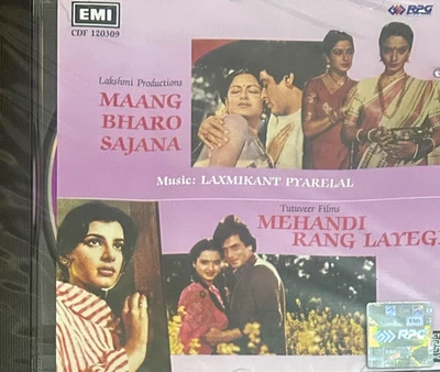 MAANG BHARO SAJANA / MEHANDI RANG LAYEGI CD Laxmikant Pyarelal BOLLYWOOD HINDI - Image 1 of 2