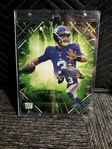 RUSSELL WILSON 2025 FANATICS EMANATE UNDER WRAPS 8X10 GREEN AUTO 84/99 - Picture 1 of 2