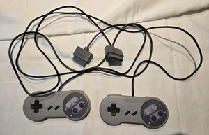 2 mandos de repuesto para consola de sistema Super Nintendo SNES 4,5 pies - Imagen 1 de 3
