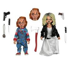 La novia de Chucky Pack de 2 Figuras Clothed Chucky & Tiffany 14 cm NECA