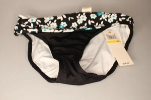 Anne Cole BEAUTIFUL BUNCHES Printed Foldover Bikini Swim Bottom, US Medium - Picture 1 of 3