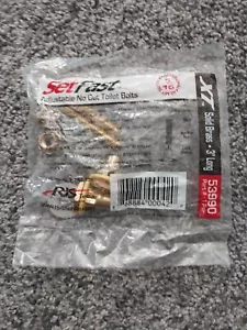 SETFAST 5/16 in x 3 in No Cut Brass Toilet Closet Bolt Kit 53990 New - Picture 1 of 21