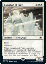 Magic the Gathering: MTG FORGOTTEN REALMS GUARDIAN OF FAITH FOIL RARE