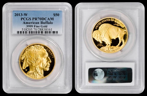 2013-W $50 Gold American Buffalo PCGS PR70DCAM Cover