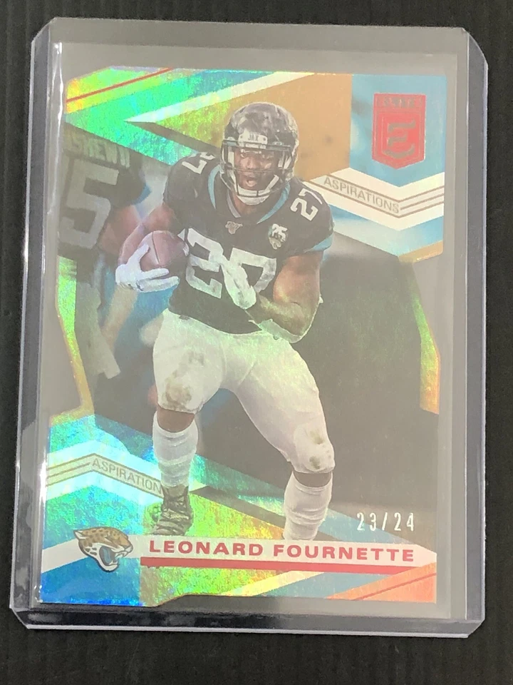 2020 Panini Donruss Elite Leonard Fournette Jaguars 23/24 Bucs - Image 1 of 1
