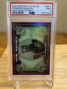 Termarr Johnson 2023 Bowman Platino Nuevo Dinero Púrpura 145/250 Piratas #NM-14 - Imagen 1 de 3