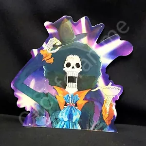 One Piece: Brook Soul King 3D Moving Sticker Anime Manga Lenticular Aufkleber - Bild 1 von 3