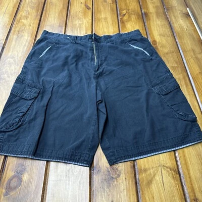 Pantalones Cortos Airwalk Para Hombre Talla 38 Bolsillos de Carga Verano Informales Negros Foto 1 de 4