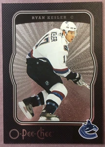 2007-08 O-Pee-Chee Black Parallel #470 Ryan Kesler Vancouver Canucks 044/100 - Bild 1 von 2