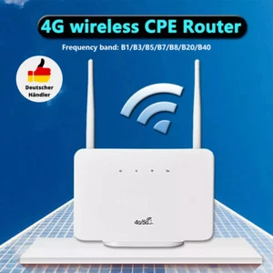CPE106-E 4G LTE ROUTER SIM KARTE, WLAN ROUTER, 300 MBIT/S WLAN, SIM-KARTENSTECK - Bild 1 von 15
