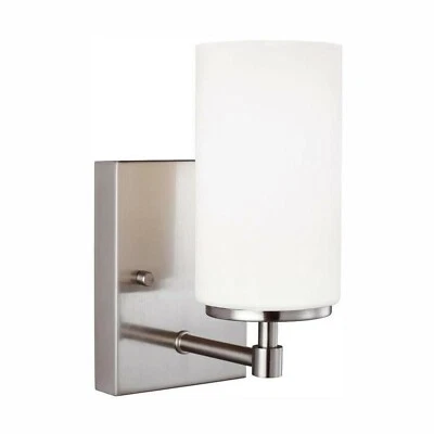 Aplique de pared de 1 luz Sea Gull Lighting Alturas LED níquel cepillado 4124601EN3-962 Foto 1 de 4