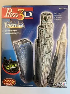 *SEALED* Puzz 3D Puzzle West Coast Trio Towers SunAmerica TransAmerica U S Bank - Picture 1 of 3