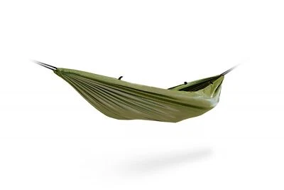 DD Hammocks DD Recycled - Camping Hängematte olivgrün / 1 Person 270 x 140 c...