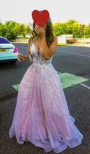 prom dress size 8 pink - Picture 1 of 7