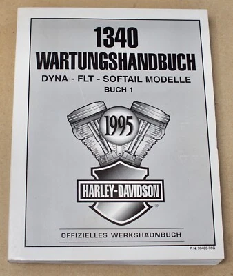 Harley Davidson Wartungshandbuch Dyna FLT Softail Anleitung Buch Service manual - Bild 1 von 2