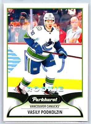 Vasily Podkolzin 2021-22 Parkhurst RC Vancouver Canucks #299 - Image 1 of 2