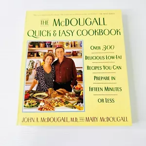 The McDougall Quick & Easy Cookbook 1999 Paperback Low Fat Recipes Dieting - Picture 1 of 9