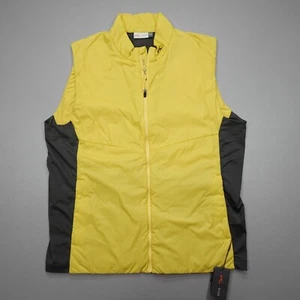 Kjus Radiation Vest Full Zip Logo Insulated Amber Men's Slim Fit Size 2XL EU 56 - Picture 1 of 9